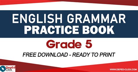 English Grammar Practice Book For Grade Free Download Deped Click Pos Loker